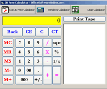 JD Free Calculator Screenshot